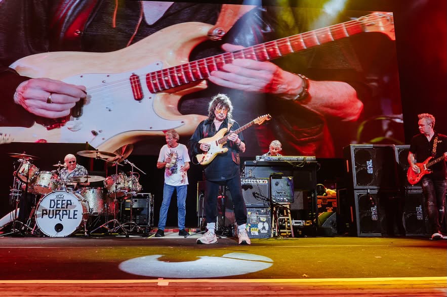 Ritchie Blackmore avec Deep Purple à Jones Beach