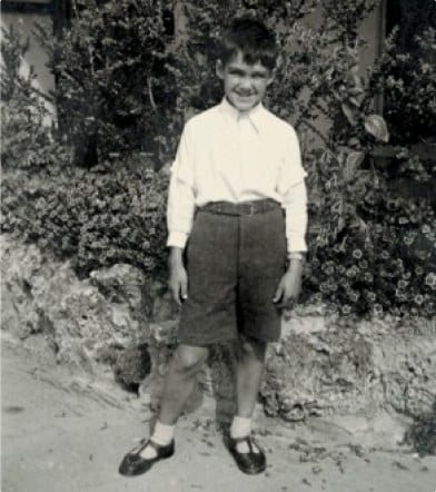Claude Nobs enfant, à Territet.
