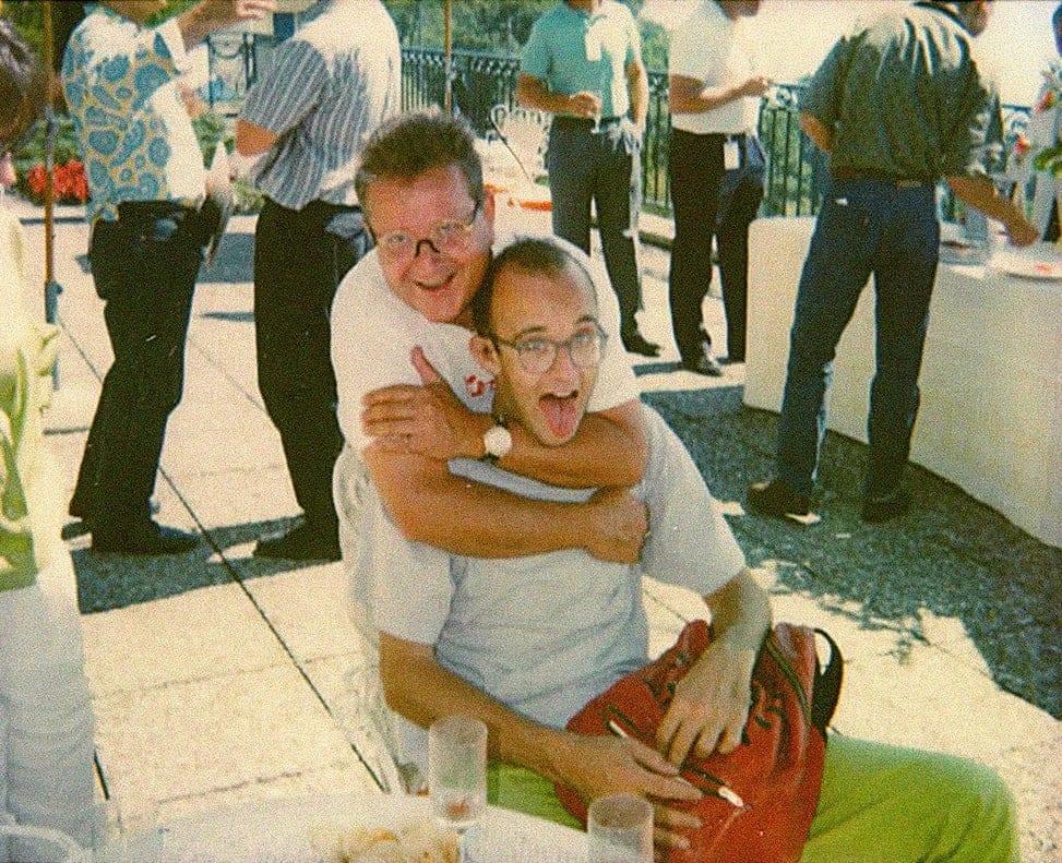 Pierre Keller et Keith Haring.