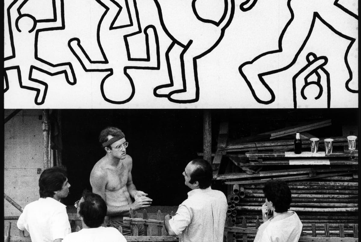 L’œuvre en place pendant le festival. Photo Edouard Curchod.