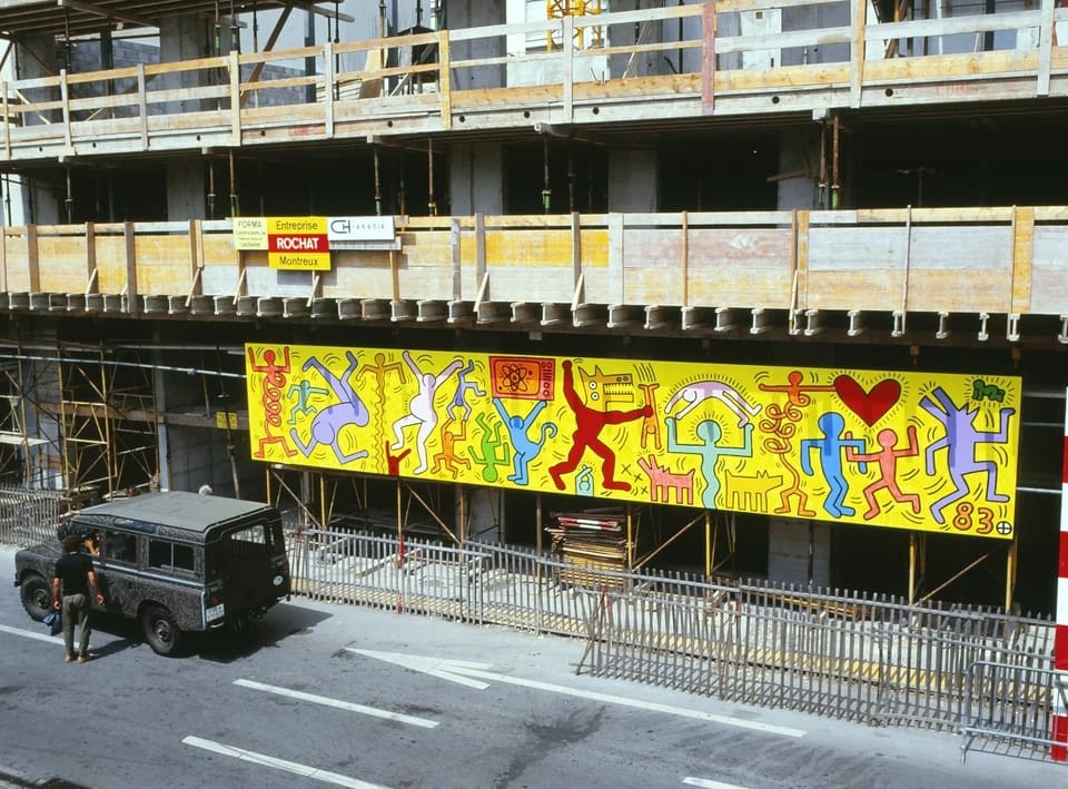 L’œuvre achevée, photographiée par Robert Di Salvo : longtemps le seul témoignage de l’ensemble.