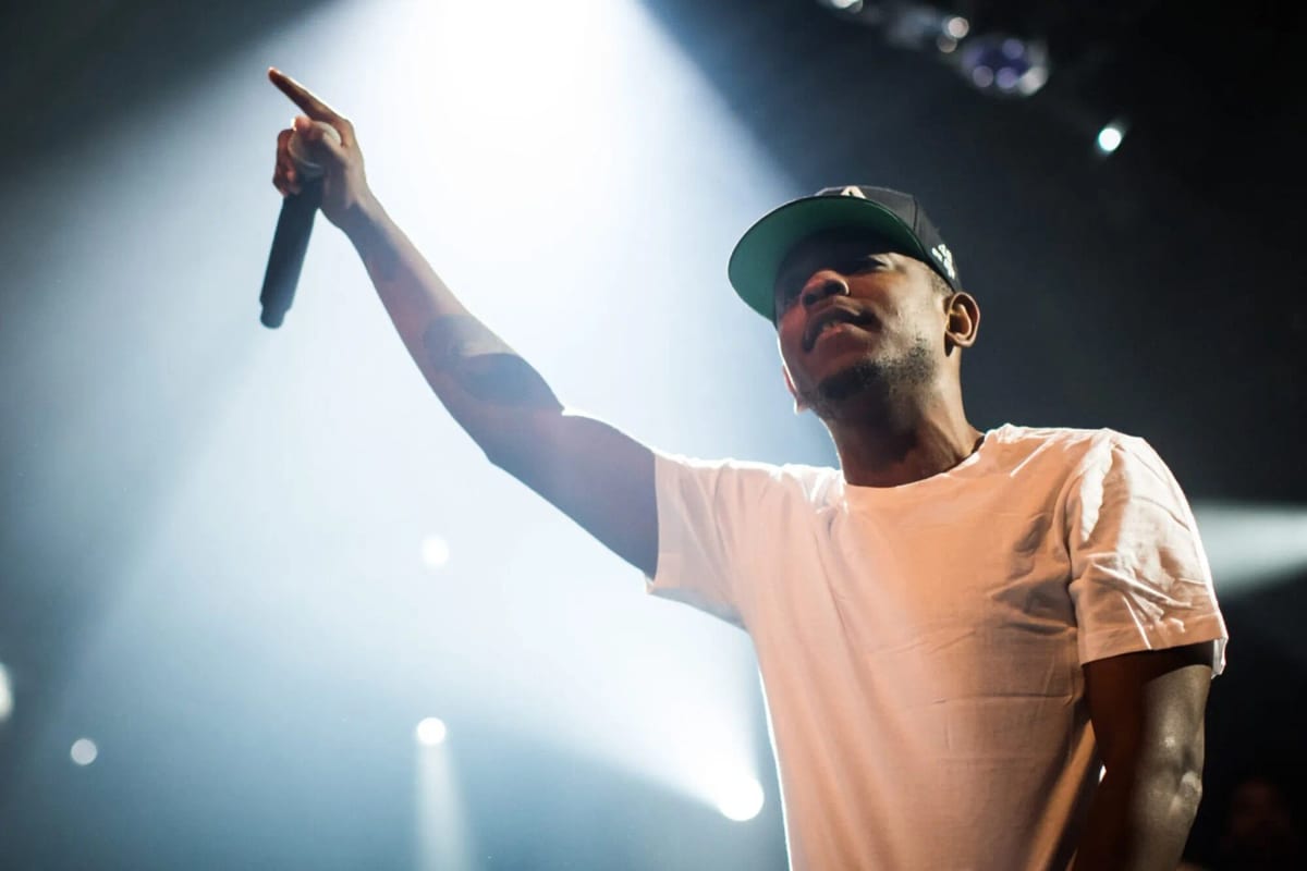 Kendrick Lamar au Montreux Jazz Lab, en 2013.