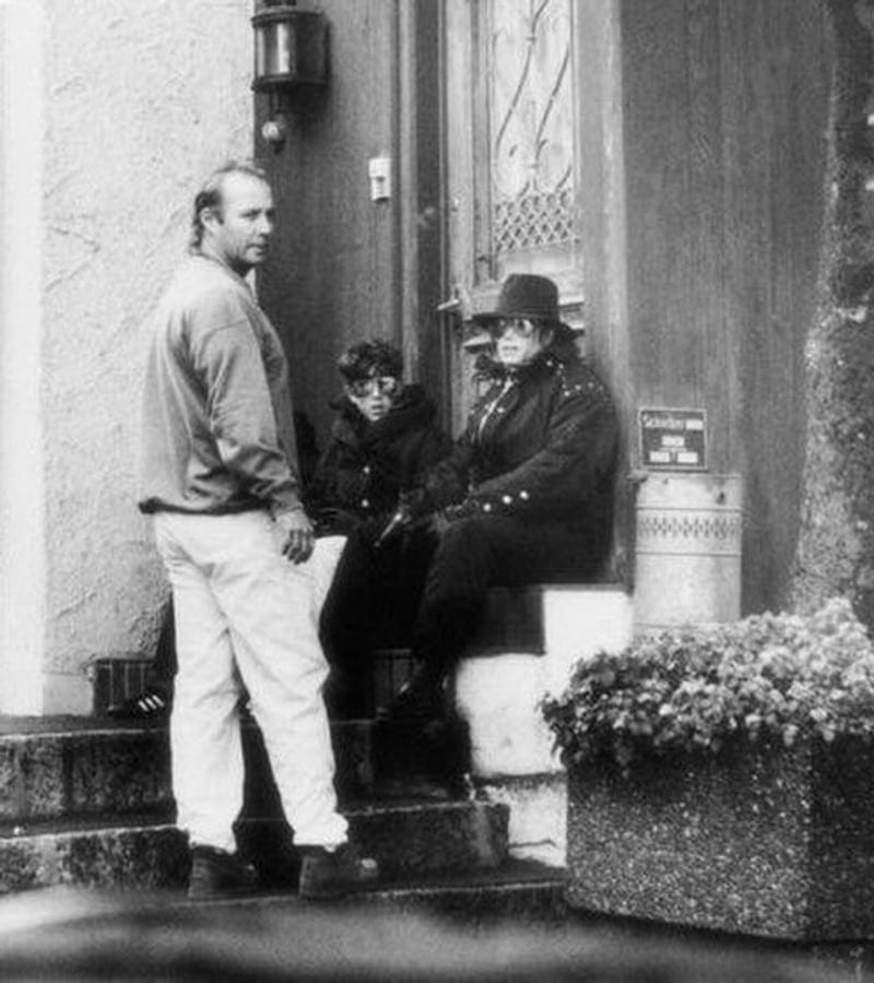 Michael Jackson à Gstaad, le 27 septembre 1993.