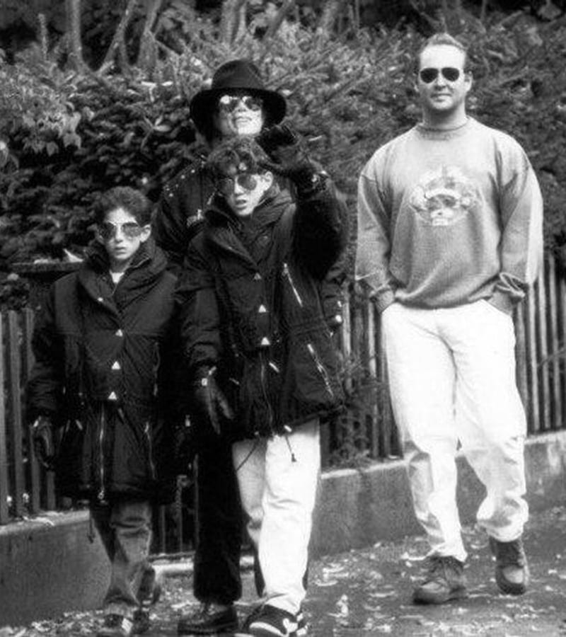 Michael Jackson à Gstaad, le 27 septembre 1993.