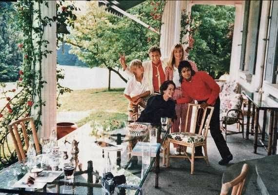 Michael Jackson au Manoir de Ban, le 17 juin 1988.