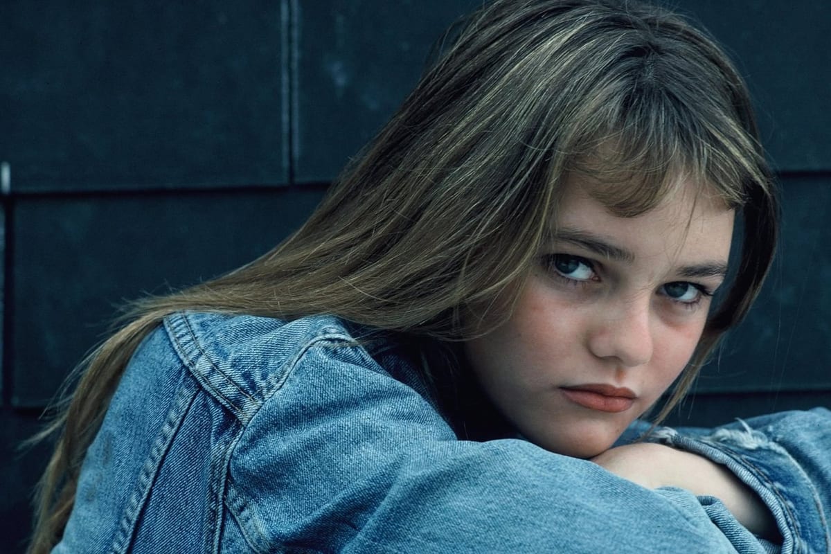 Vanessa Paradis à Montreux, en 1988.