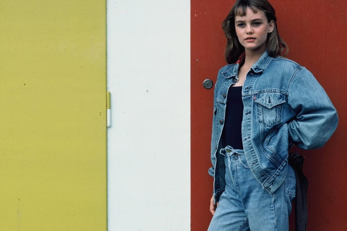 Vanessa Paradis à Montreux, en 1988.