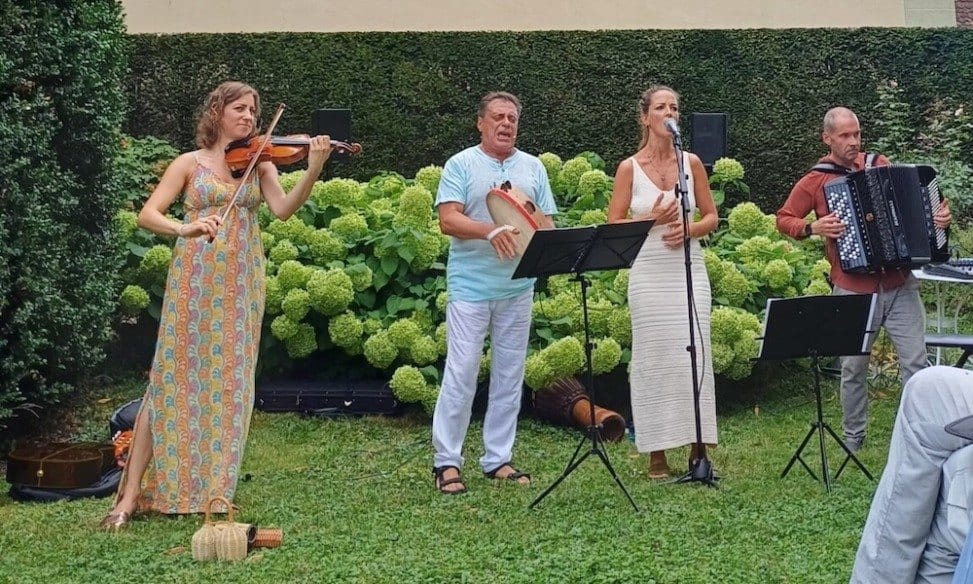 Un concert au jardin de La Doges.
