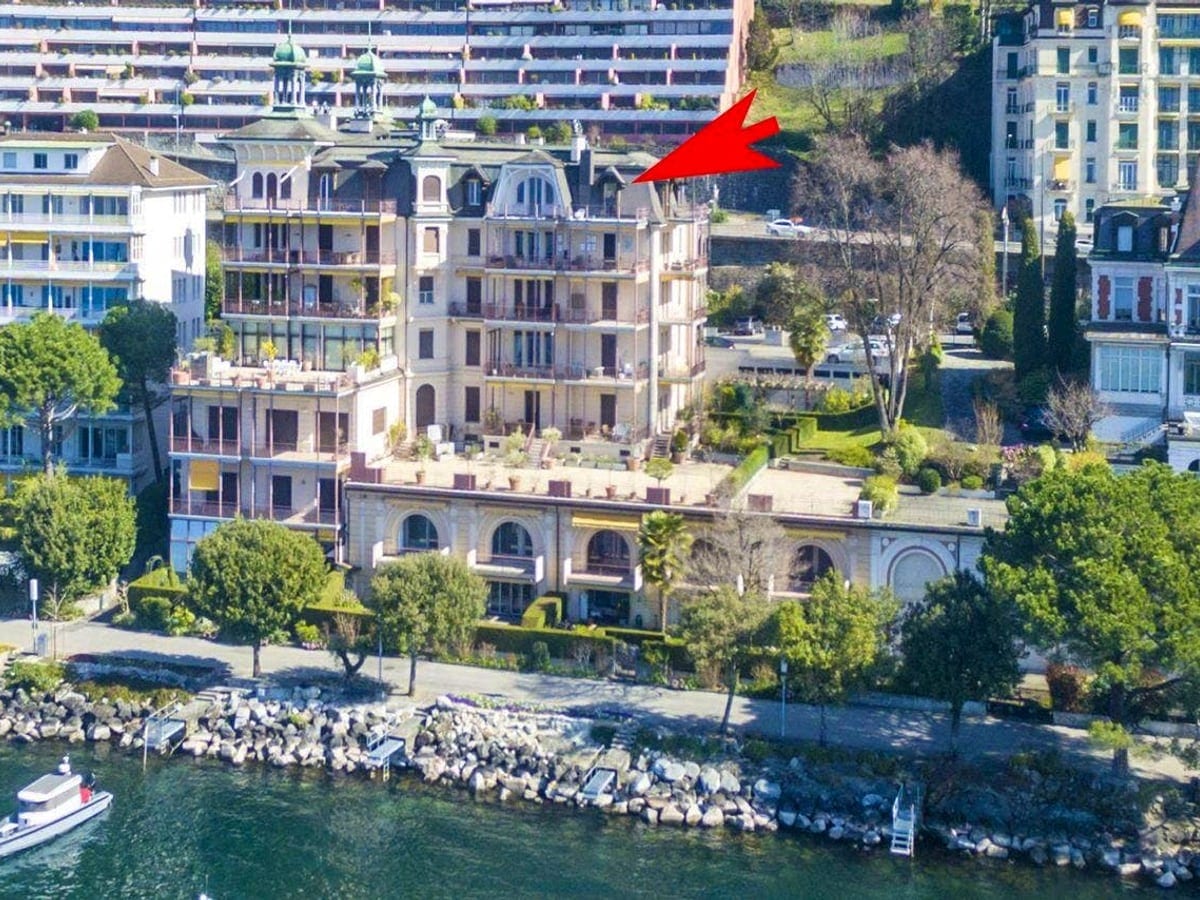L’attique du quai des Fleurs et sa vue sur le Léman, celle qui a produit « A Winter’s Tale ».
