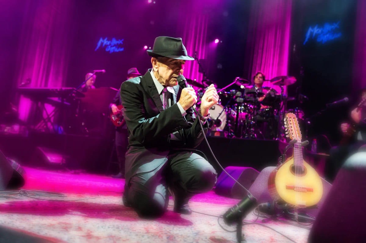 Leonard Cohen, impérial sur la scène de Montreux, où il a joué à six reprises (ici la dernière fois, en 2013).
