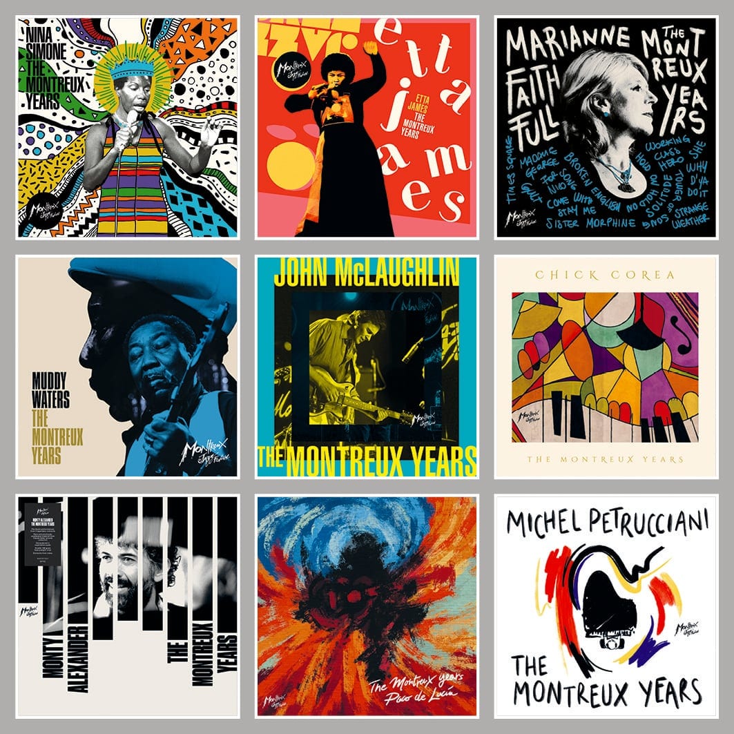 Des pochettes de la série « The Montreux Years ».