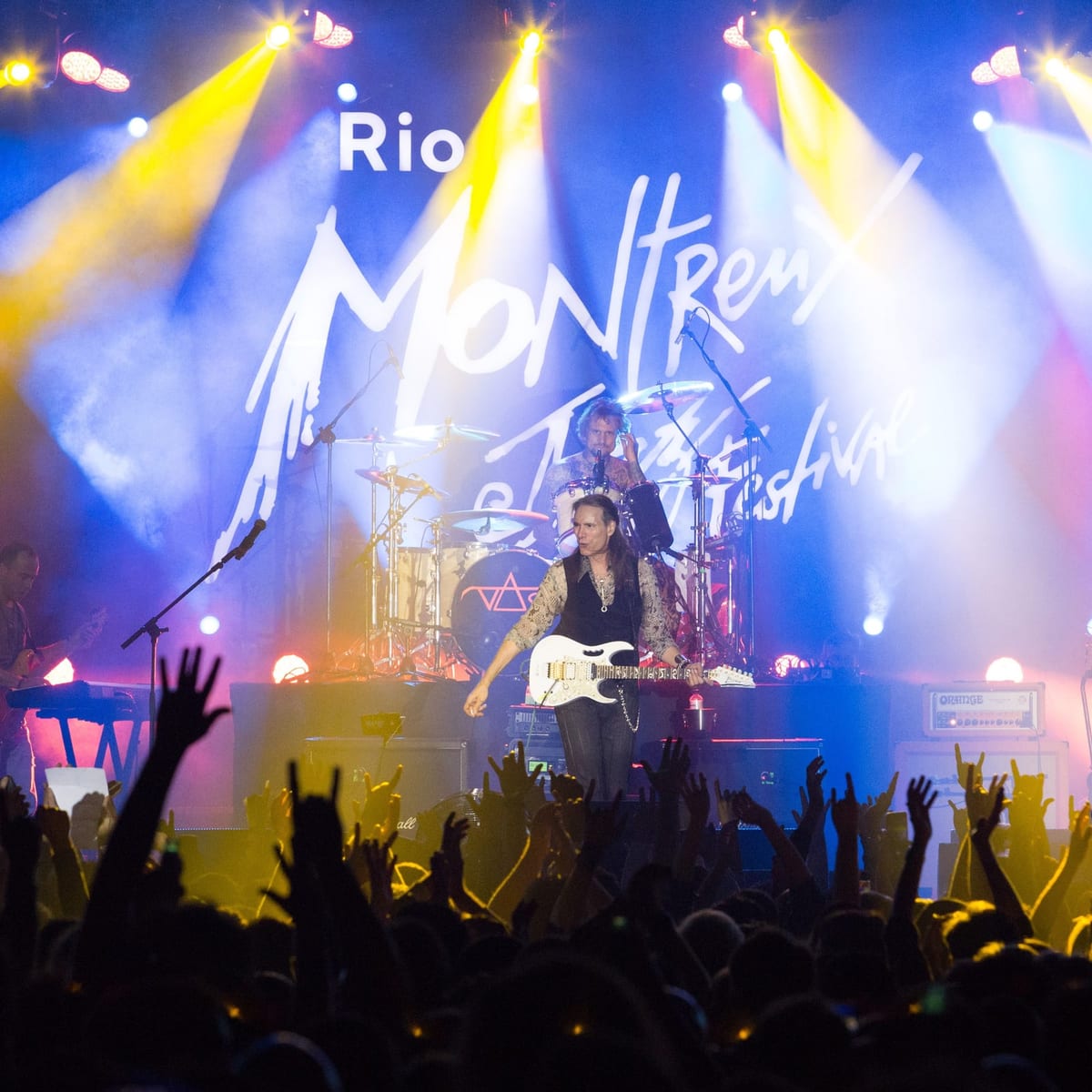 Steve Vai au Rio Montreux Jazz Festival, lors de la première édition, en 2019.