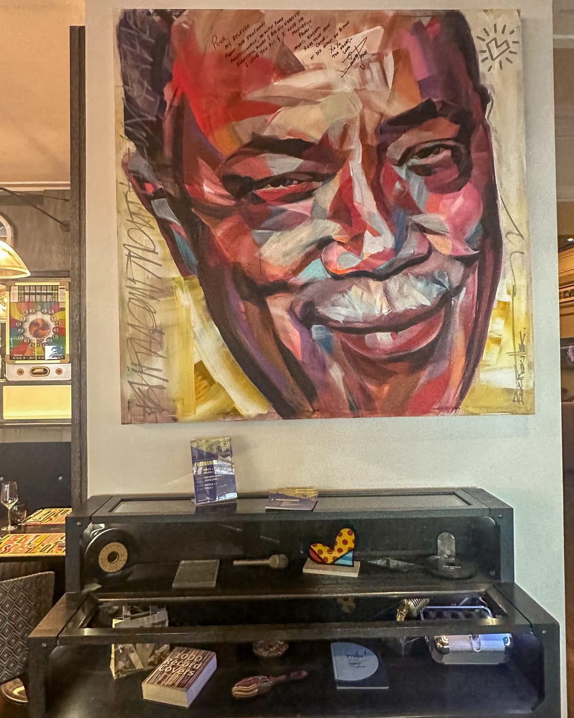 Portrait dédicacé de Quincy Jones