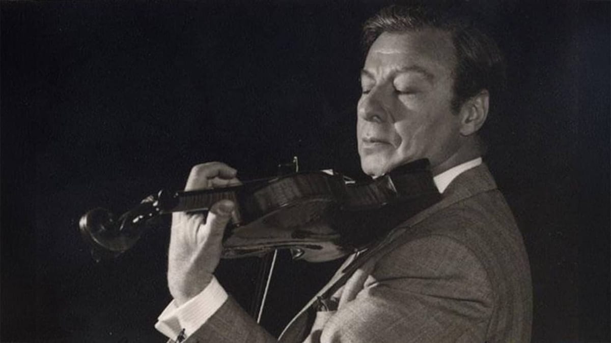 Le violoniste Nathan Milstein, l’un des grands interprètes du Septembre Musical.